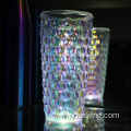 500ml new design rivet shape rhomboid pattern style water bottle reusable plastic cup